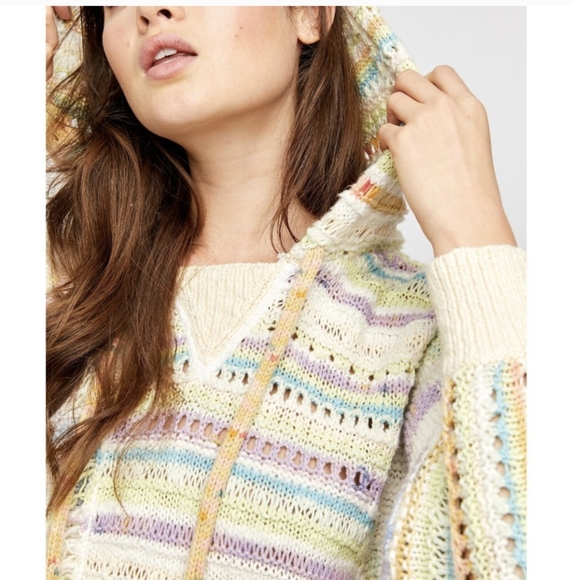 FREE PEOPLE Flower Child Poncho / Serene Dream - Picture 4 of 9